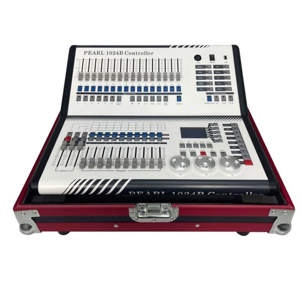 PEARL 1024B DMXコントローラー Fold Pearl 1024B Controller Flight Case - 1024 Channels DMX
