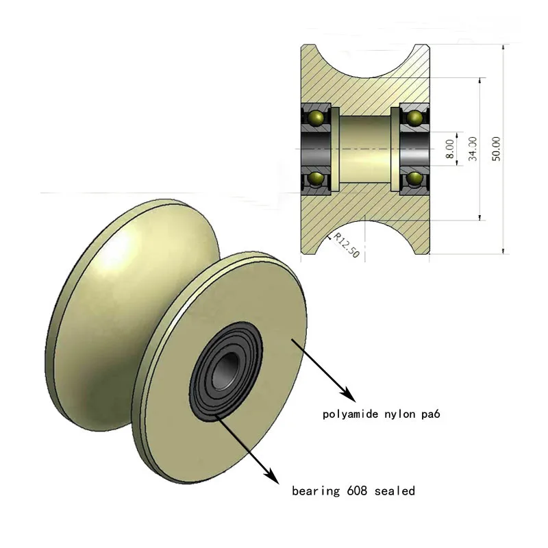 custom idler pulley