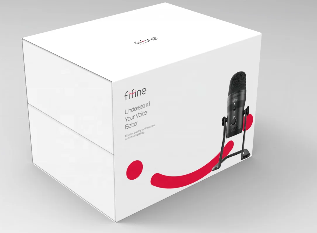 Fifine K690 USB Condenser Microphone for Gaming, Recording, and