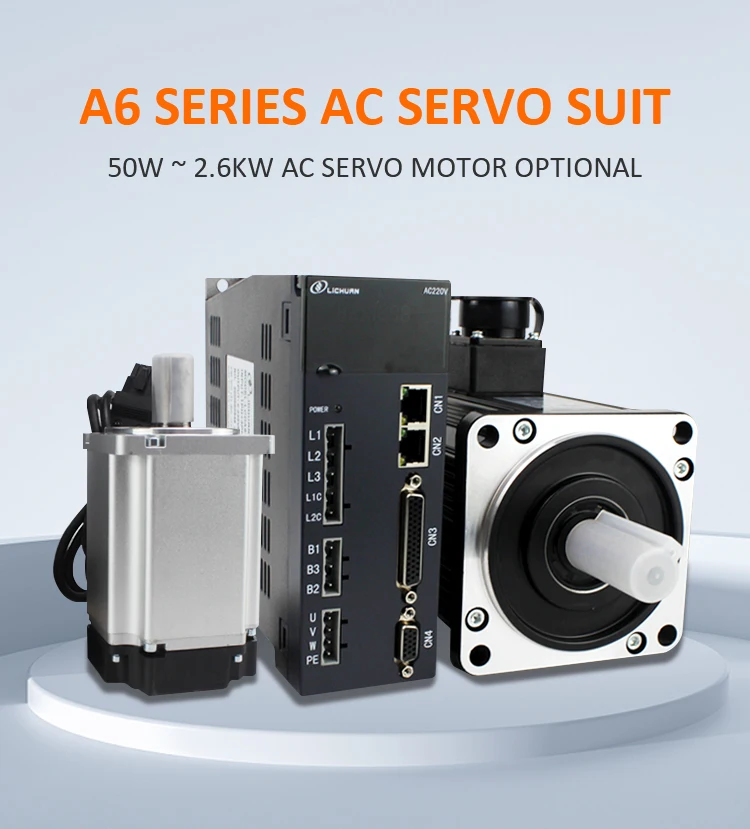 2.6kw Ac Servos Motor 2.6kw 2500rpm 10n.m. Single-phase Cnc Servos ...