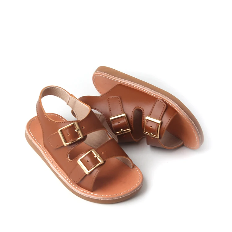 wholesale fashion new outdoor beach sandals little kids children baby infant toddler leather sandals summer shoes for boy girls