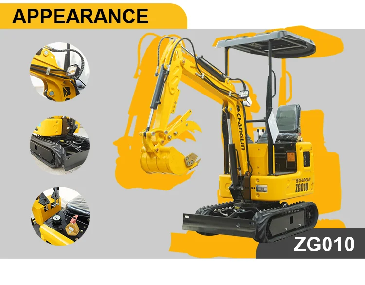 China Changlin Small Wheel Excavator Hydraulic Excavator 1t Mini