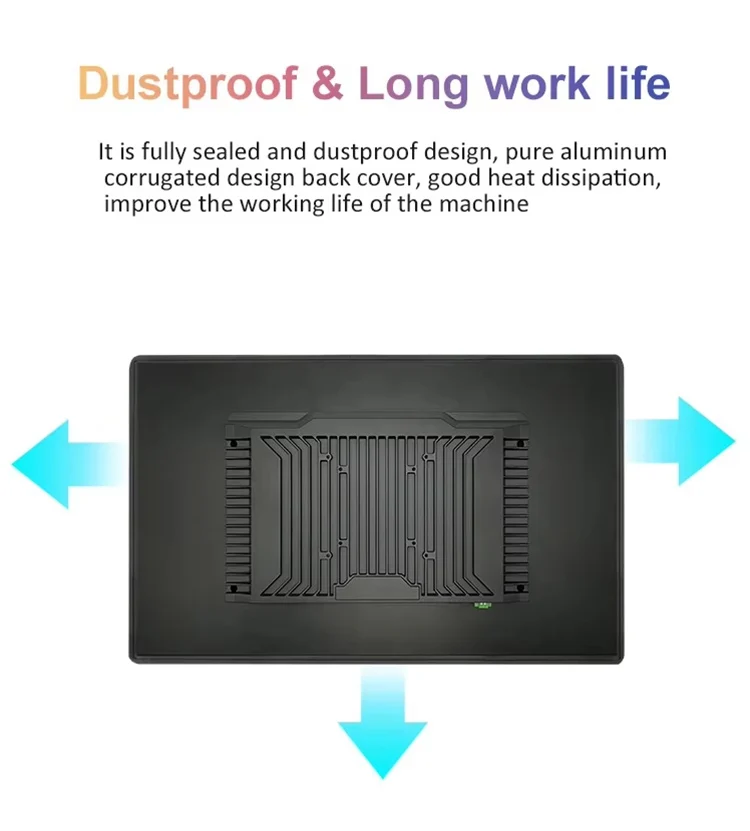 Embedded Industrial Touch Panel PC with J1900 / I3 / I5 / I7 CPU, Fanless Waterproof Linux VGA All-in-One Tablet PC