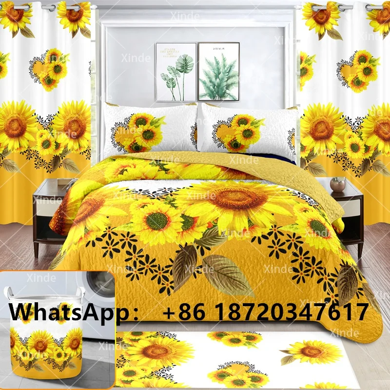 Lilianna Low Moq Bedspread 8 Pieces Set King Size In Stock Bed Quilted