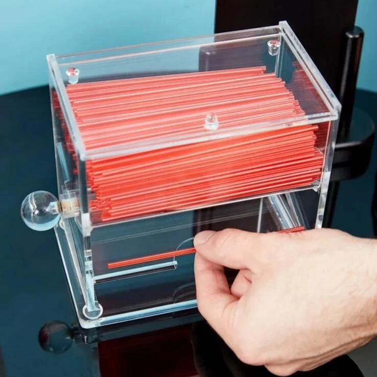 ACRYLIC STRAW DISPENSER