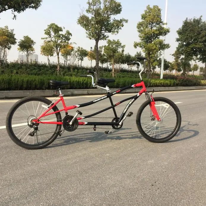 Two-Rider Bicycle for Men and Women 26 Inch Wheels 18 Speed Two