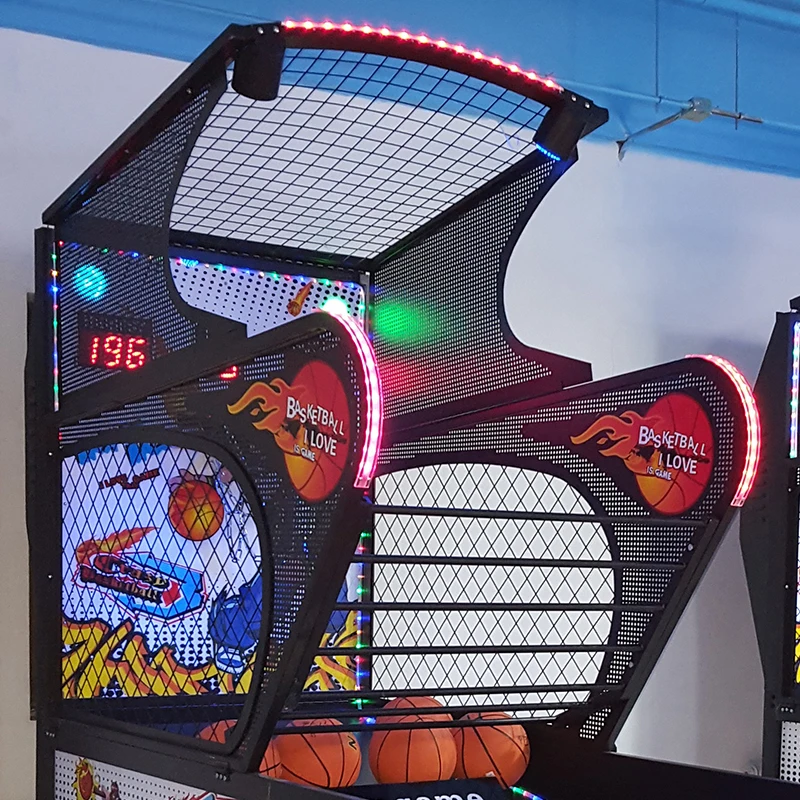 Indoor Arcade Hoops Basketball Game/extreme Hoops Basketball Arcade Game Machine With 2