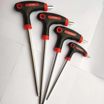 6 Pieces Metric T Handle Hex Key Allen Wrench Tool Set
