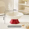 Medium-Red base+Cream draining tray