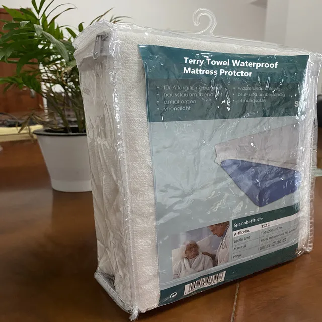 New Terry Towel Waterproof Mattress Protector Elastic Fitted Cover All Sizes 