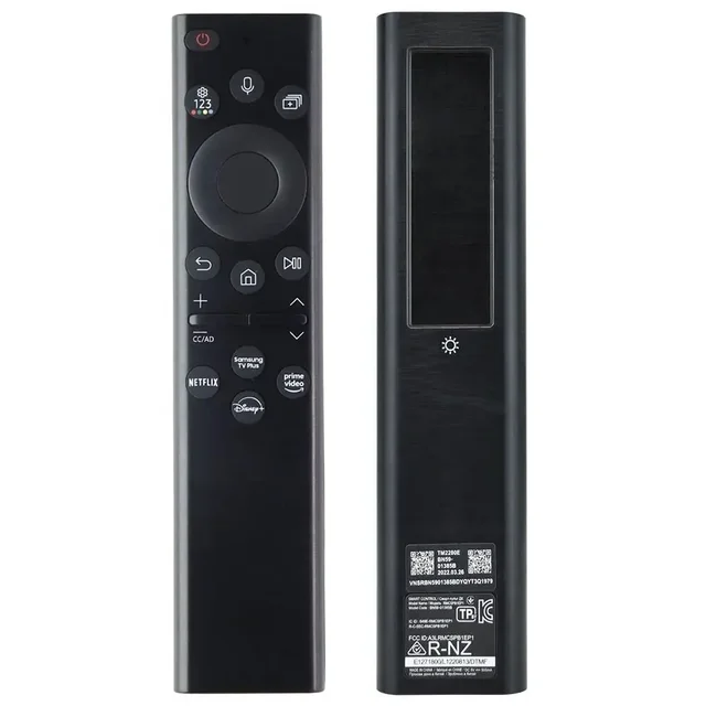 RCU Customized  Stock Universal Remote Control BN59-01385B With Voice Control Function and Solar Charging for Samsung TV