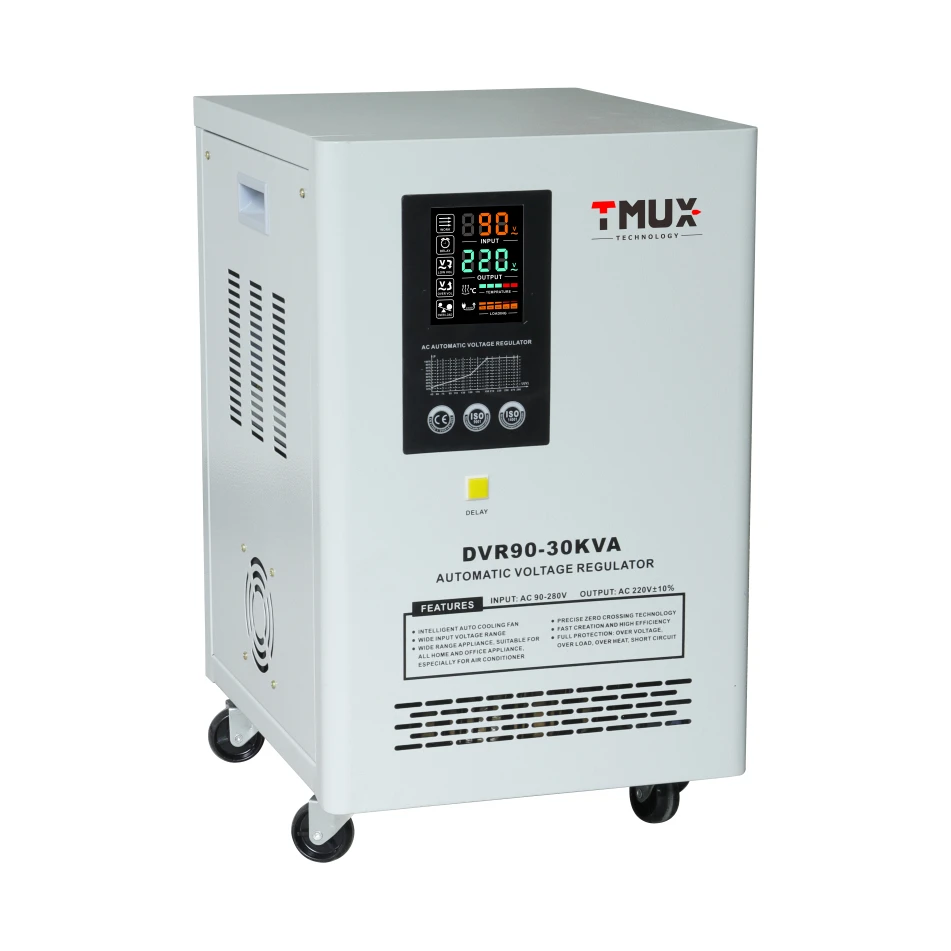 Tmux Low Price 30000 Watt Automatic Voltage Stabilizer 45v Super Low Voltage Regulator