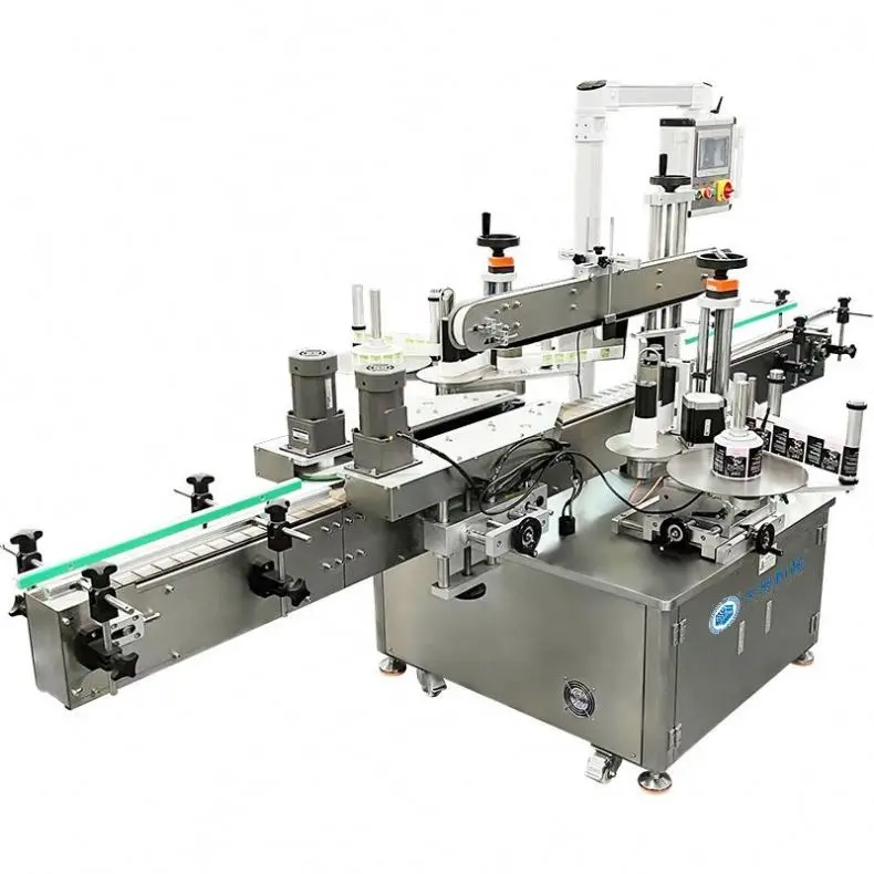 TEBAK High Precision Mini Labeling Machine  Sticker Empty Paper Bag Plastic Bag Labeling Machine with Auto Feeder