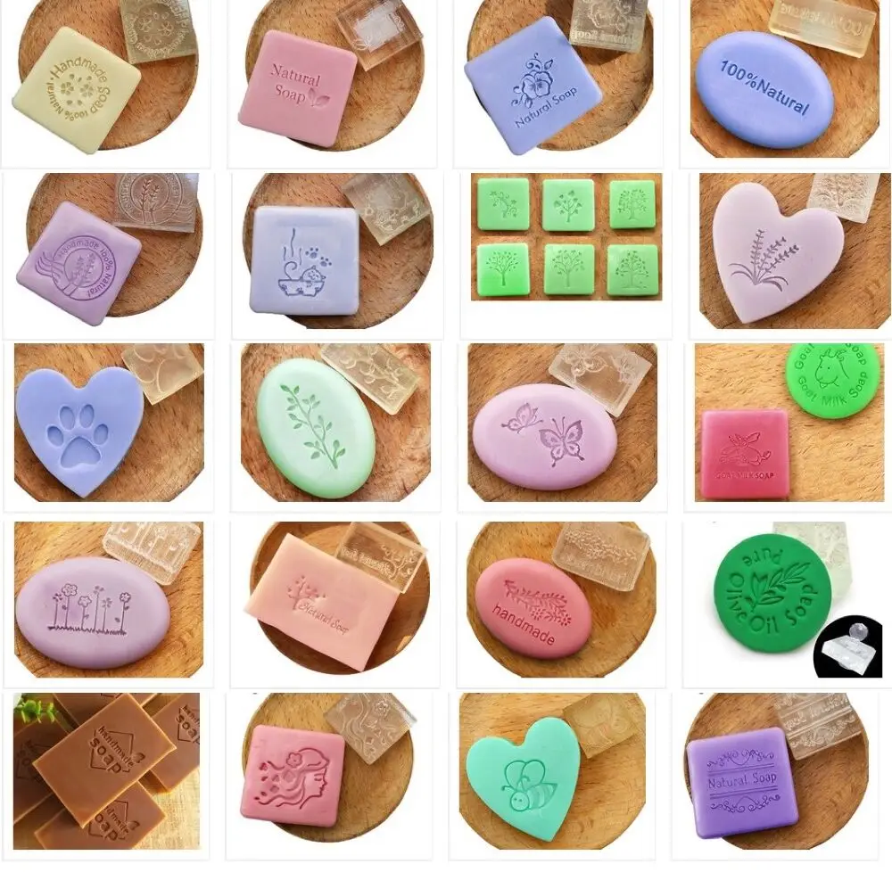 customized best clay natural soap stamp