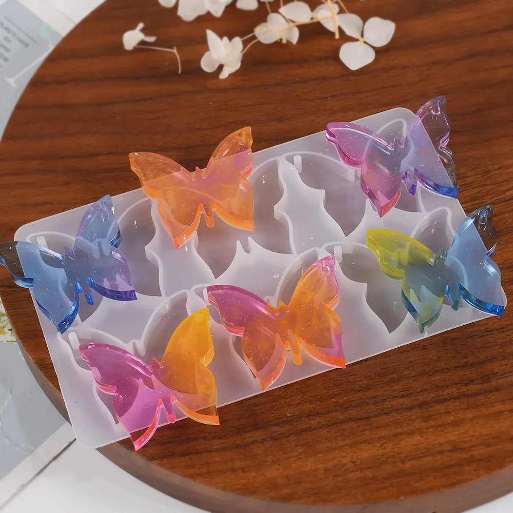 Butterfly Earring Silicone Mold DIY Craft Handmade Love Pendant Earrings Making Tools for Cake Tools supplier