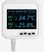 temperature and humidity sensor with lcd display  modbus ethernet fridge data loggers