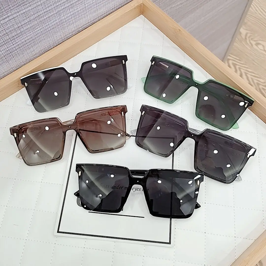 Dys157-gafas De Sol De Gran Tamaño Hombre Mujer,Lentes Cuadrados Una Pieza,Coloridas,Diseño A La Moda,2022 - Buy Los Hombres De Las Mujeres Populares De Tonos Gafas De Sol,Cuadrado De Una