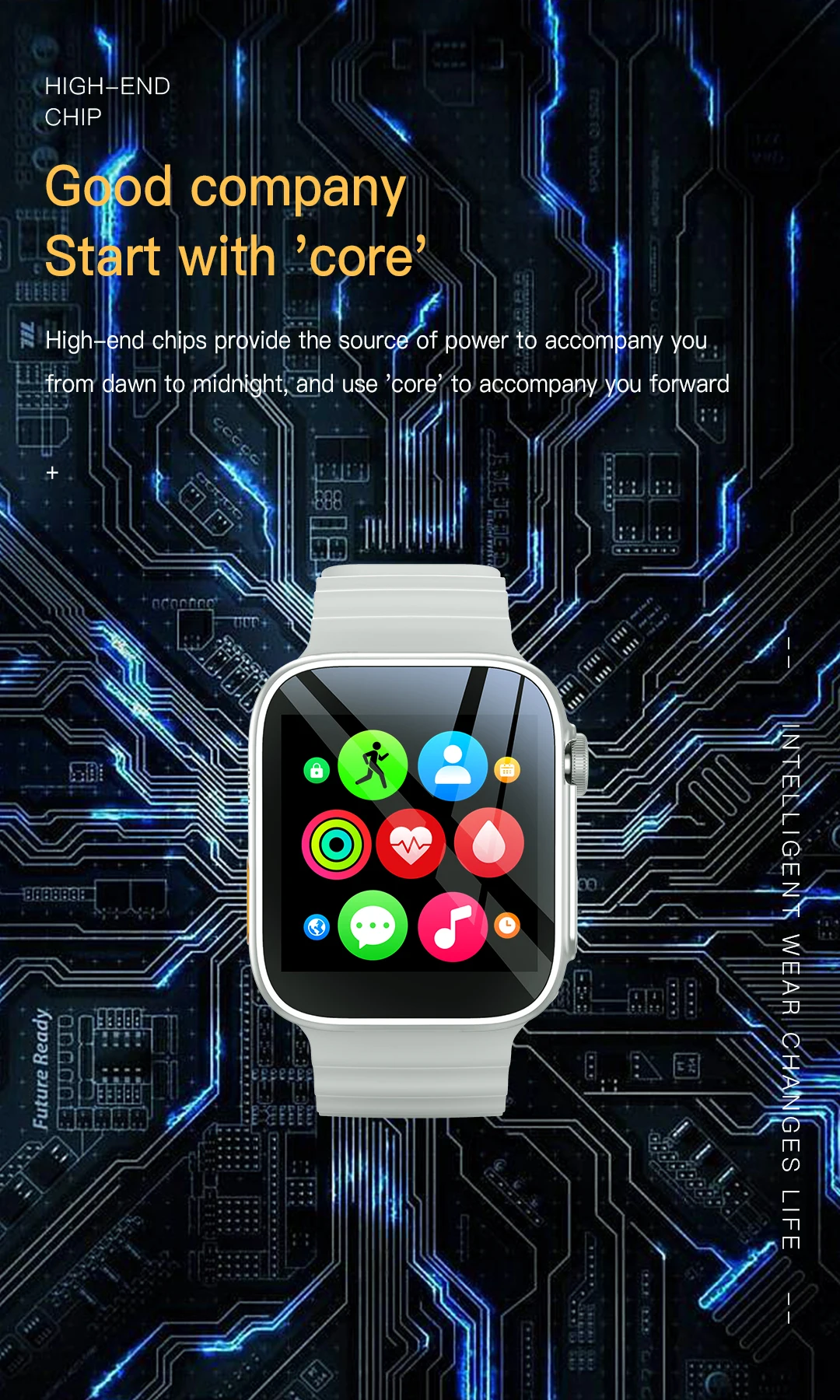 Smart Wear Watch Dual Bt Call Health Monitoring Multiple Sports Smart