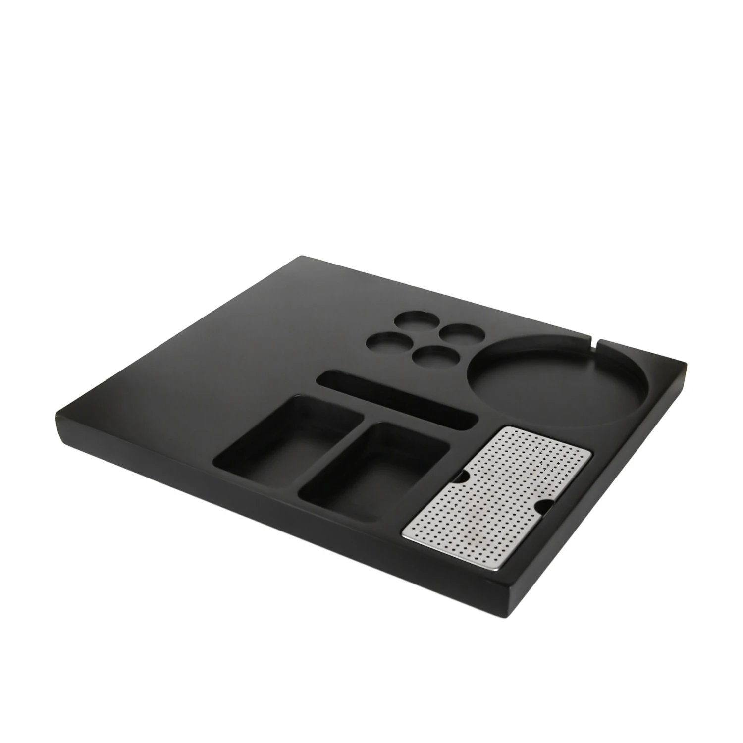 Hotel Electric Kettle Service Tray Set for Guest Room Kettle With Tray K Cup Coffee Pod Storage Tray