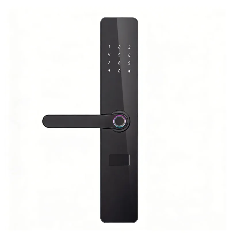 ล็อกประตูอัจฉริยะแบบส่งออกจำนวนมาก รองรับการควบคุมผ่านเทคโนโลยีบลูทูธและแอปพลิเคชัน พร้อมระบบสแกนลายนิ้วมือและรหัสผ่าน ล็อกดิจิทัลของ Kaisstar