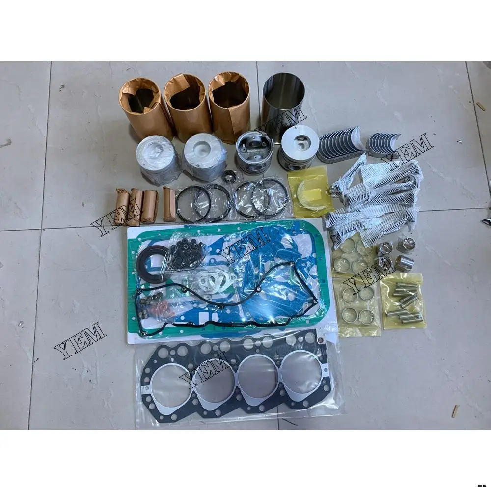 Engine Rebuild Kit With Cylinder Gaskets Set Piston Rings Liner Bearing Valves Fit for Nissan BD30 Engine Spare Parts