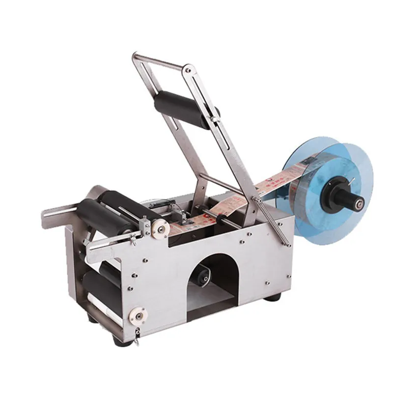 Manual Bottle Label Applicator Machine/wine Bottle Labeling Machine