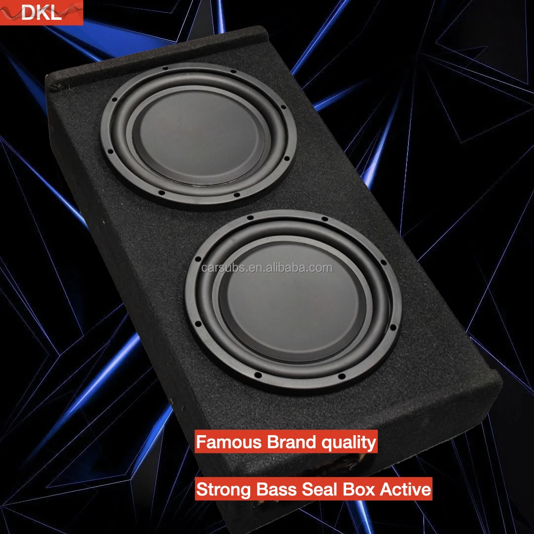 Car Trunk 10 Inch Dual Seal Subwoofer Box Enclosure Rms 220w Peak 2200w
