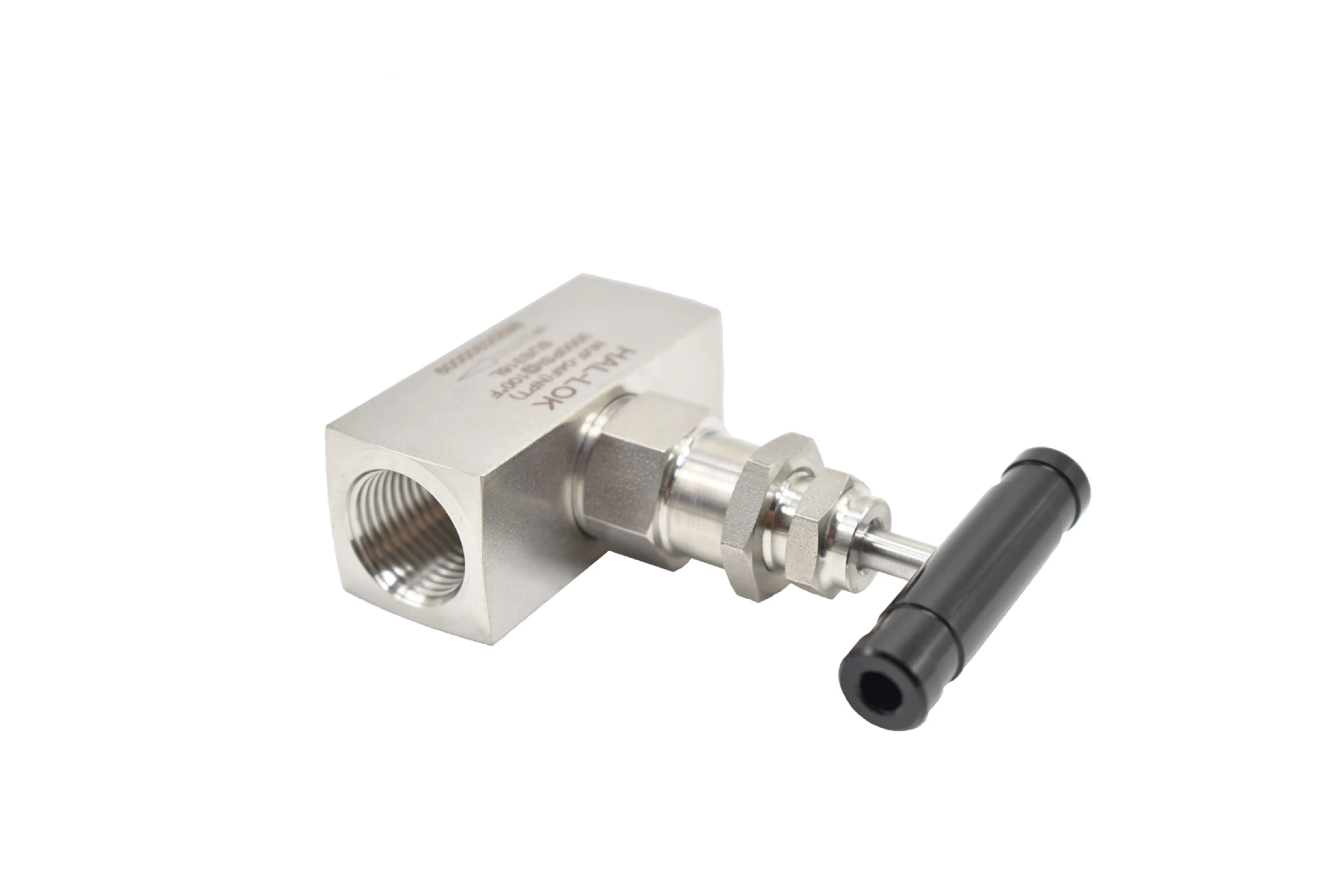 SS316 SS304 Manual Gas Needle Valve with Female Thread Sizes 1/8\" 1/4\" 1/2\" for Instrumentation Piping Control Applications