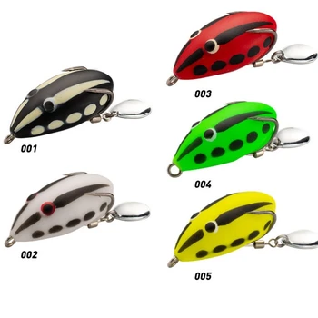 New Design Frog Lure 40mm 5.5g Bait Thailand Style Handmade Mini Ray Sequin Frog Lure – Lure – view 2
