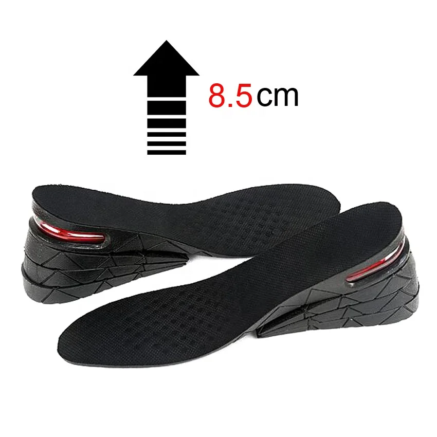 Unisex Heel Lift Insert Insole Shoe Pad Height Increase Cushion Elevator Tall