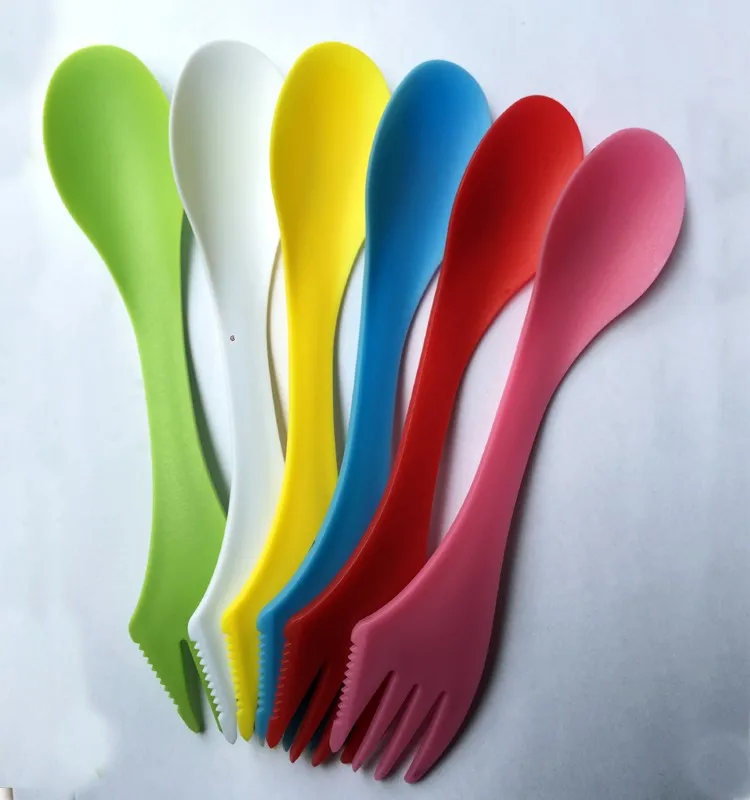 Three in One Fork Spoon Knife ,Combined Spork Knife , Spoon Sfork or Spork