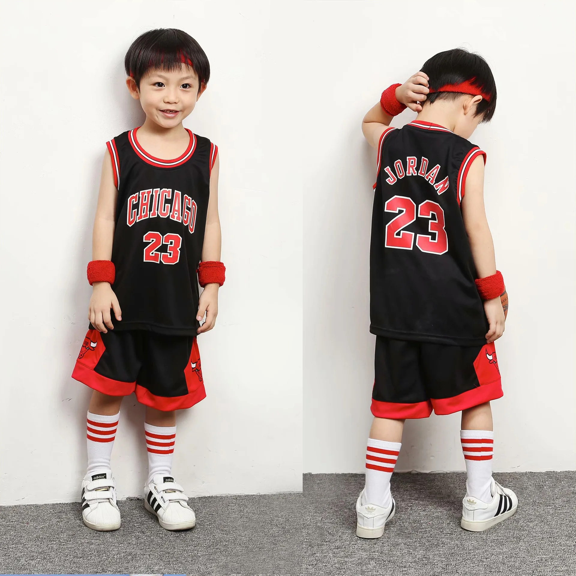  LOLANTA Boys 2 Piece Basketball Jersey Outfit, Kids