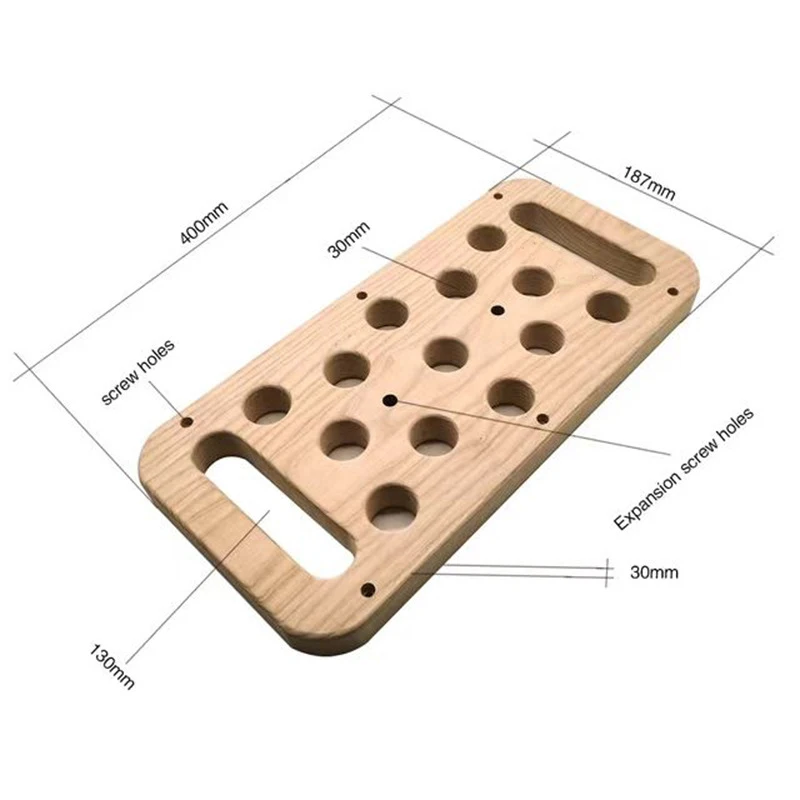 Mkas Wall Mount Wooden Indoor Climbing Exercise Home Fitness Training ...