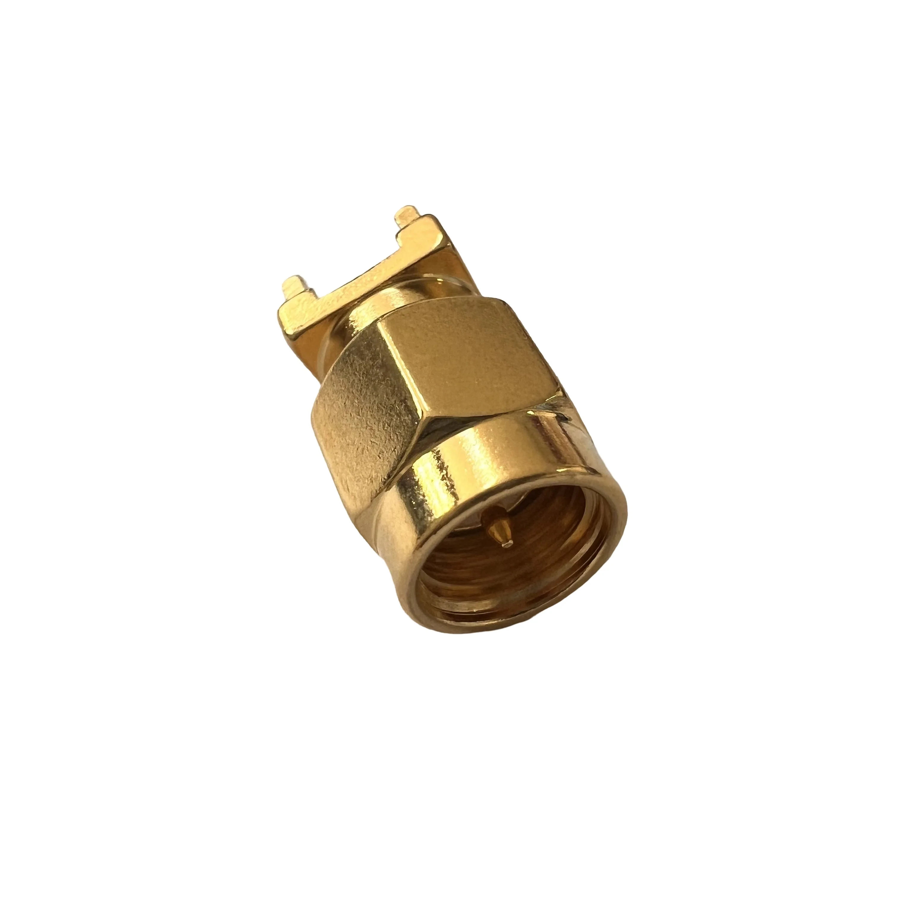 product high quality sma je copper gold plated rf connector male sma pcb board connector-1