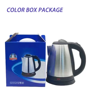 1500W Kettle High Quality Low Price SKD CKD Cordless Electric Kettles Kitchen Appliances Promotion SS201/304 for Home/Outdoor