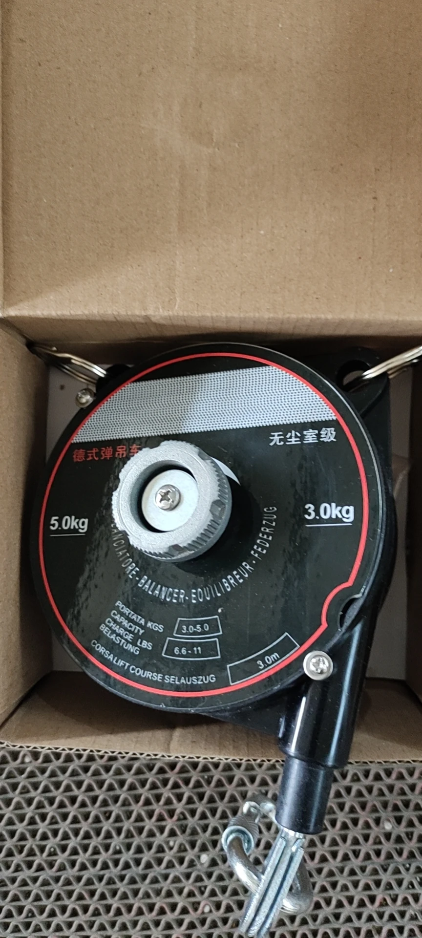 Mini Industrial Wire Rope Retractable Tool Balancer - 50kg Capacity for ...