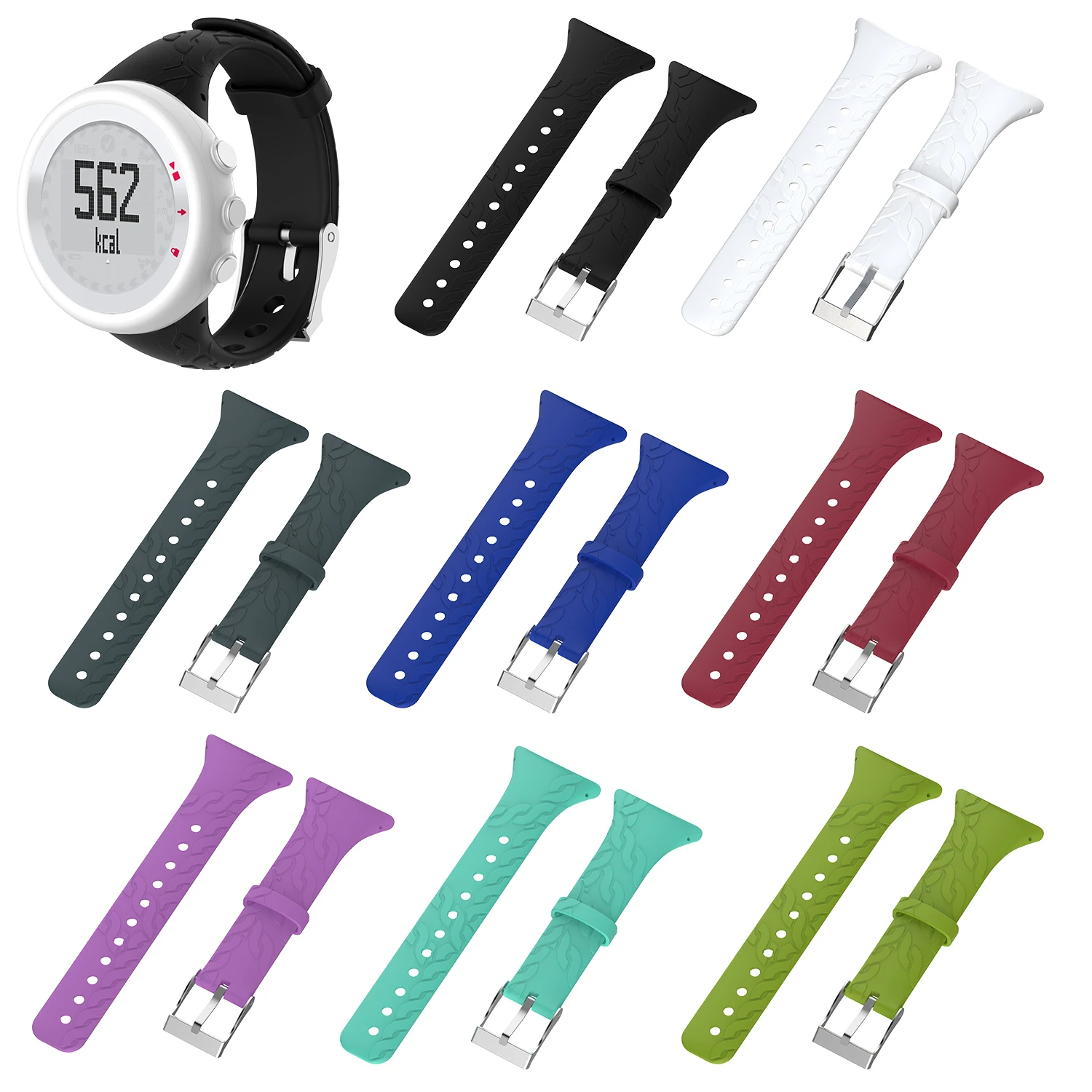 Sport Silicone Watch Strap For Sunnoto Quest M2 M5 Replacement Soft Band  Female Rubber Wrist Bracelet - Buy Watch Band For Suunto Quest M2 M5,For Suunto  Quest M2 M5 Band,For Suunto Quest