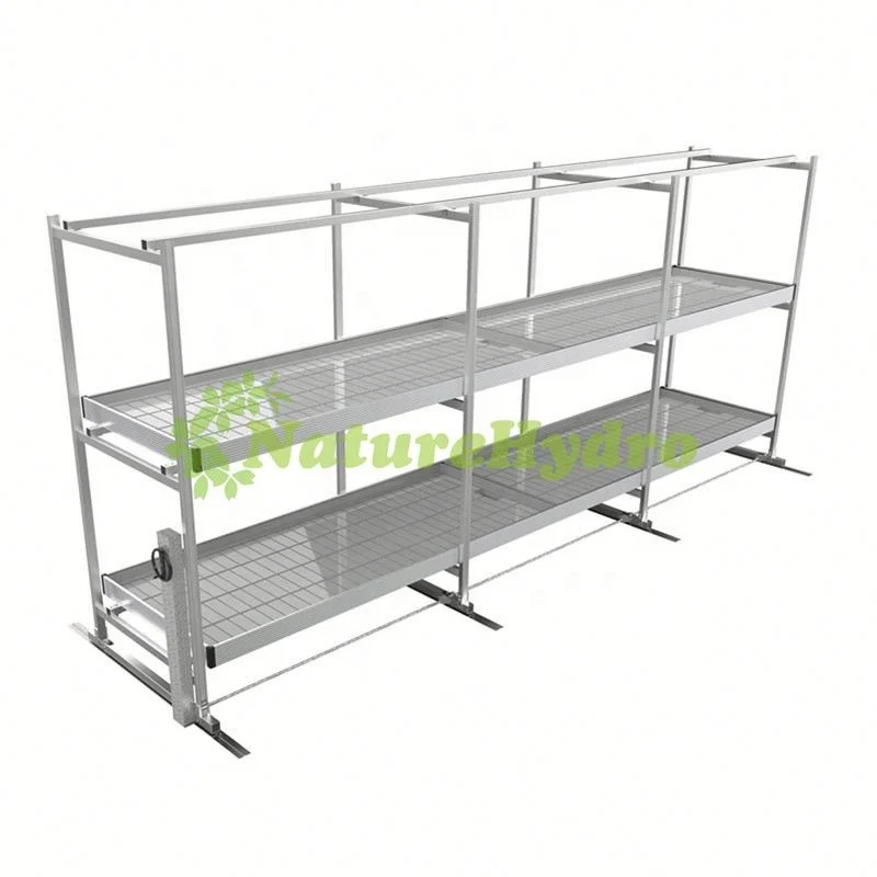 Multi Layer Grow Table Vertical Grow Rack Double Deck Shelves for Plants