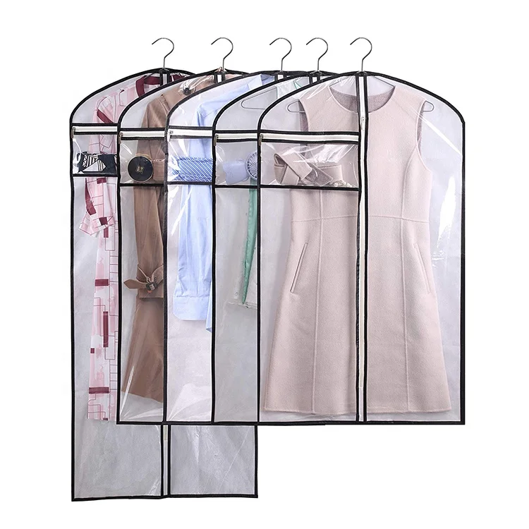 Hanging Garment Bags Dance Costume Bags for Closet Competitions Breathable Light weight Clothes Storage Clear Dust Covers