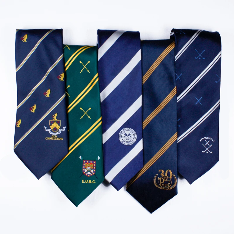 China Woven Polyester Customized Ties With Your Own Logo Design