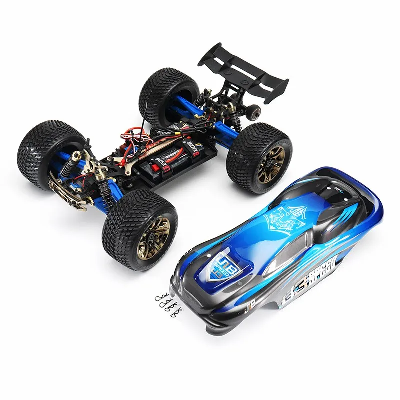 JLB yarış 1/10 J3 hızlı 120A 4WD 2.4GHZ Truggy RC araba RTR verici