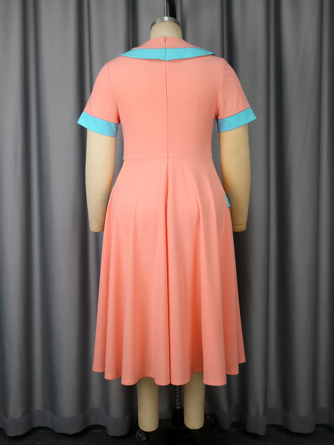 chinese dress ladies Allegra K Women's Work Dress Round Neck Solid Color Sleeveless A-Line  Business Casual Office Dresses X-Small Apricot at Amazon Women's Clothing  store main image 0