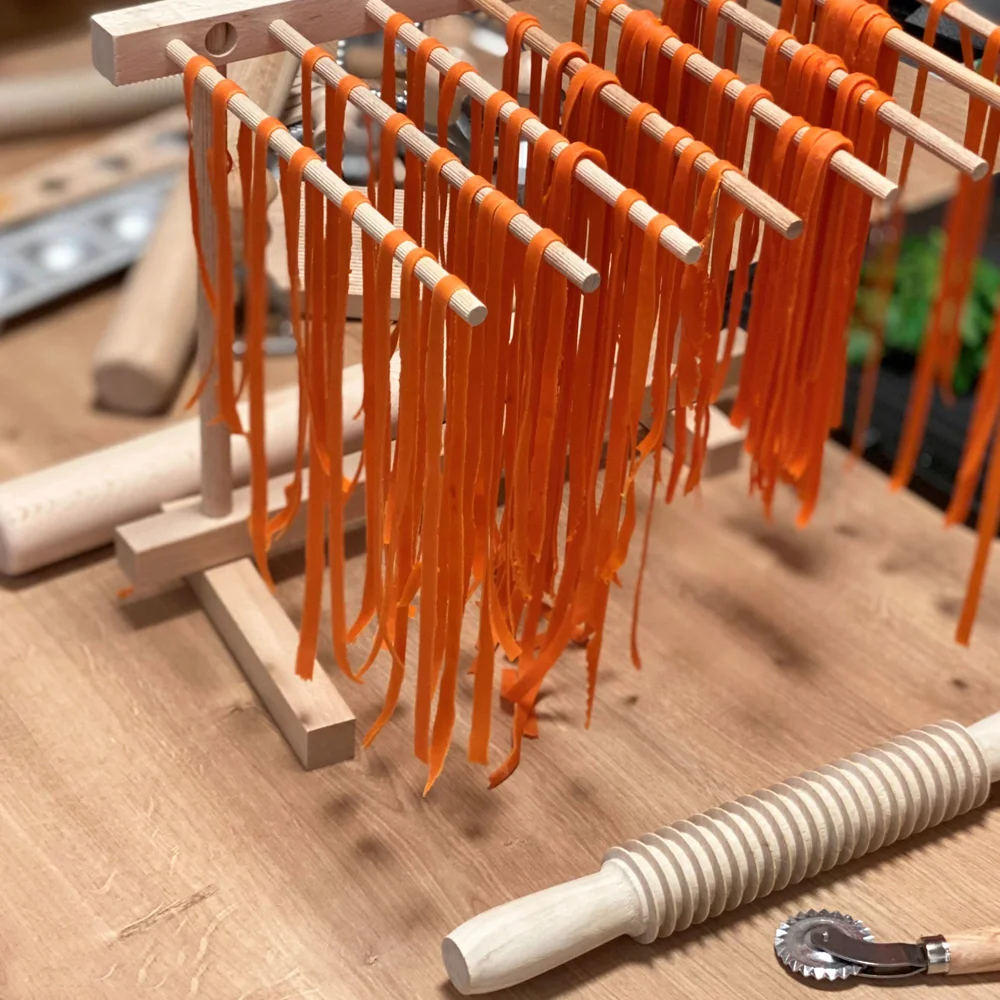 Pasta Starter Set Wooden Pasta Utensils Tool Kit Fettuccine Spaghetti