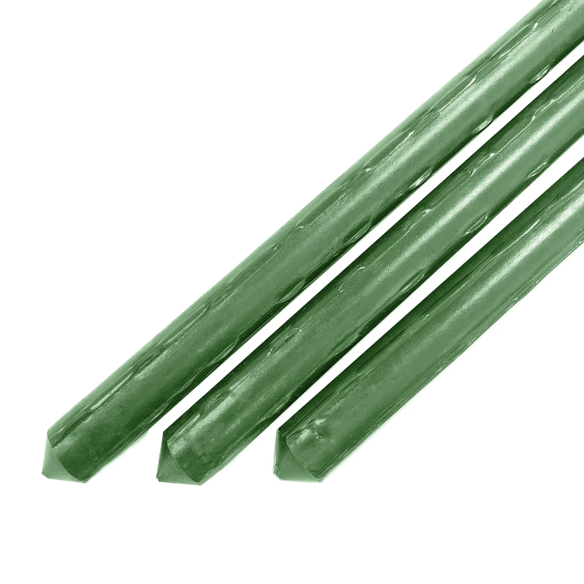 plastic coated metal steel plant support garden plant stakes for