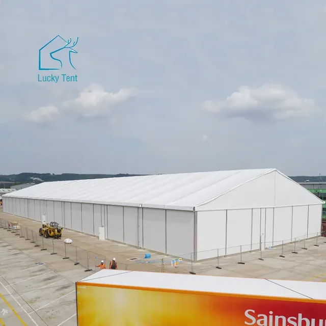 Large Outdoor Temporary Tent Storage Tent Warehouses Tent with Aluminum Structure Solid Sandwich Wall