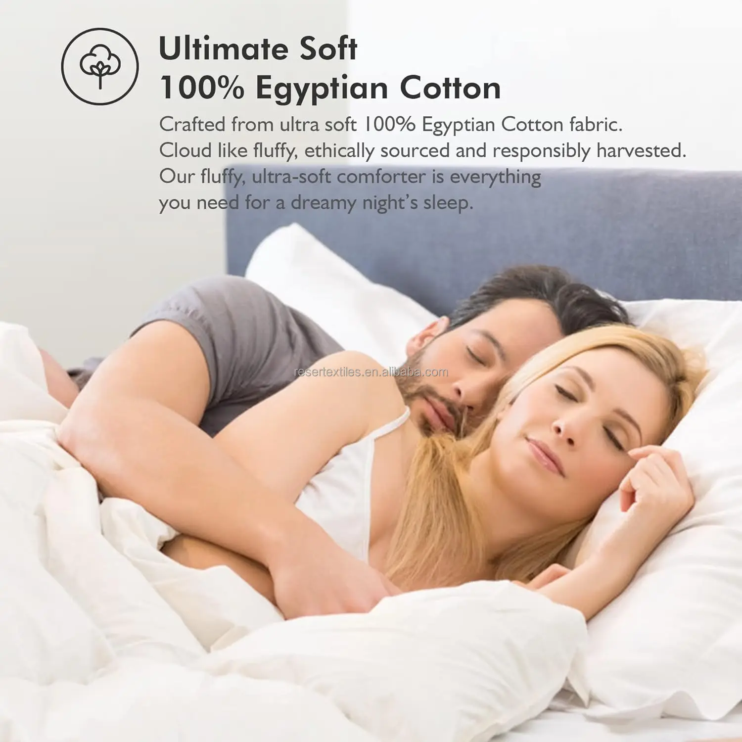 Goose Down Quilted Comforters Extra Fluffy White Duvet Insert Soft Breathable Eco-friendly All Season Hotel Luxury Bedding