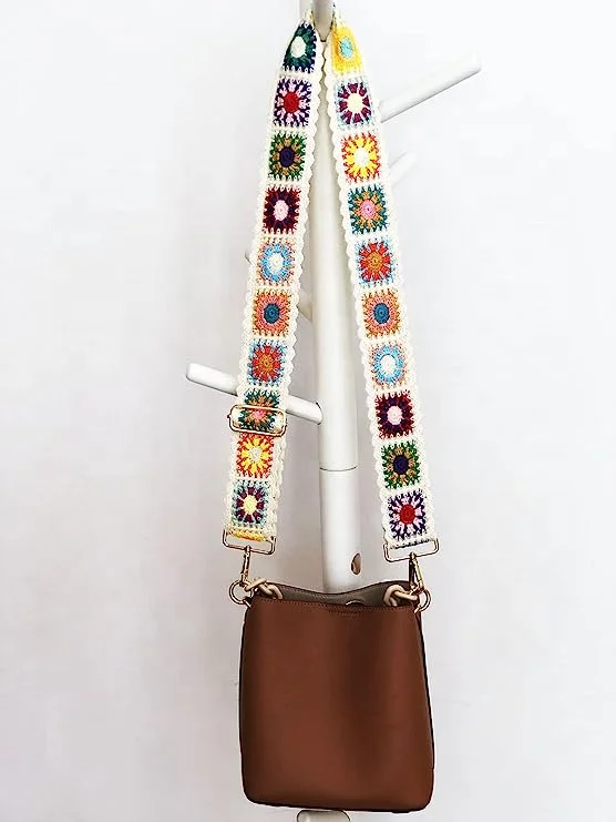 Crochet Adjustable Guitar Strap For Purse Guitar Straps Handmade