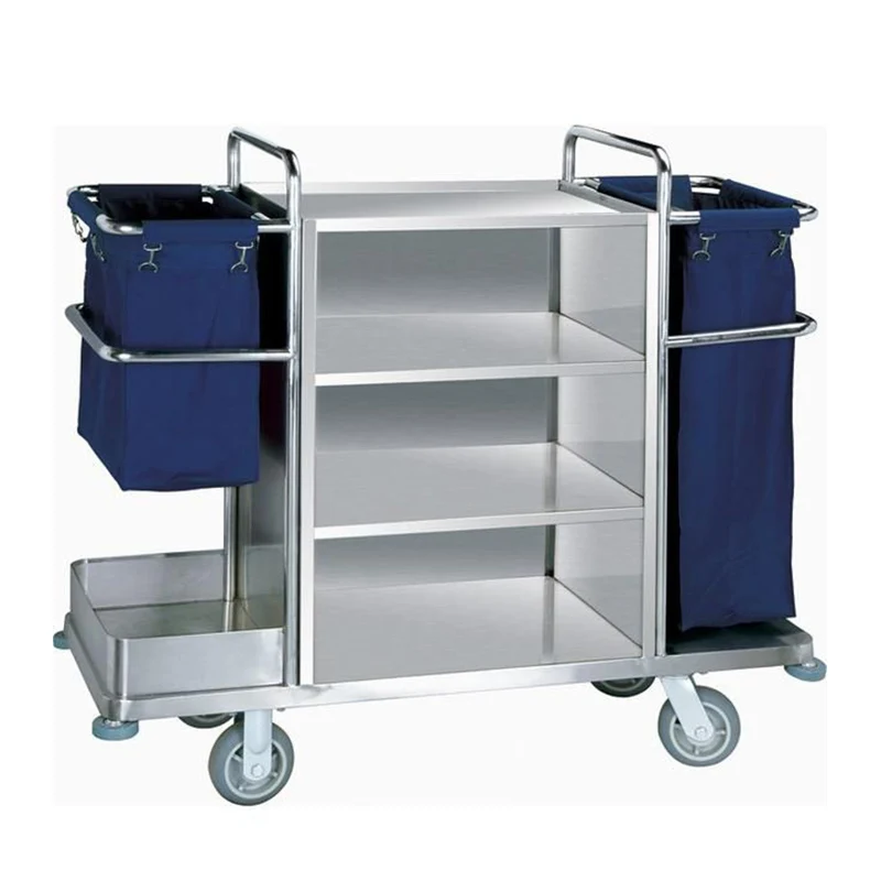 Factory Direct Sell Wholesale Metal Housekeeping Trolley 1PC Door Delivery