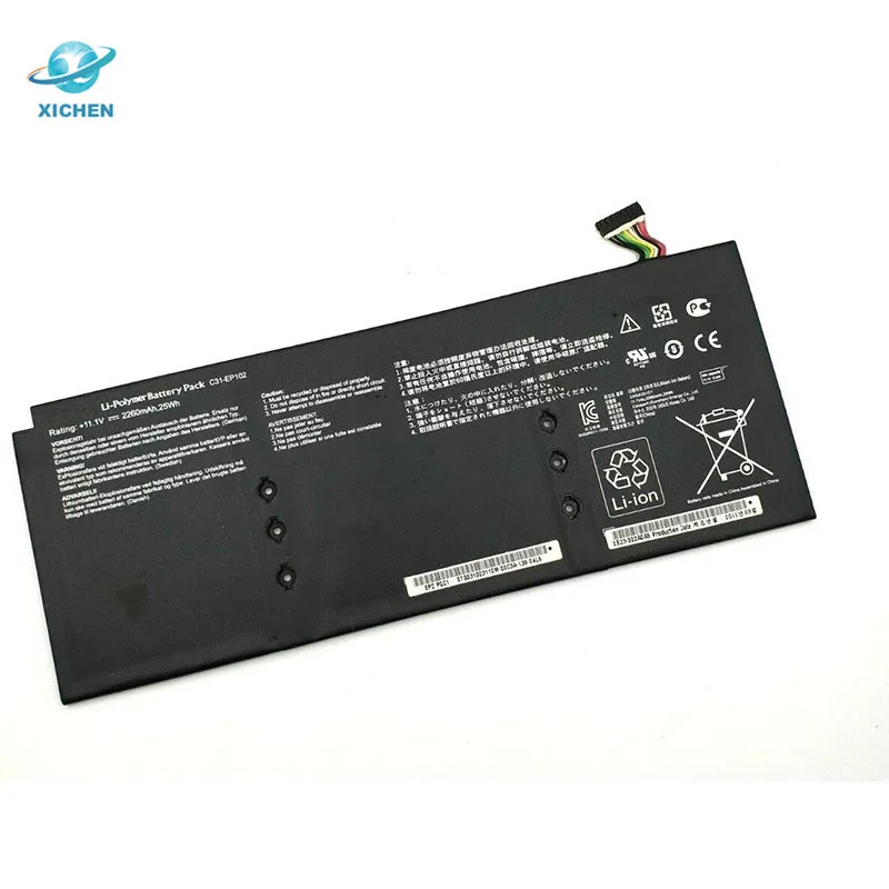 Source Laptop accessories 100% new laptop battery C31-EP102 for Asus Pad Slider EP102 OEM tablet battery 11.1V 25WH on