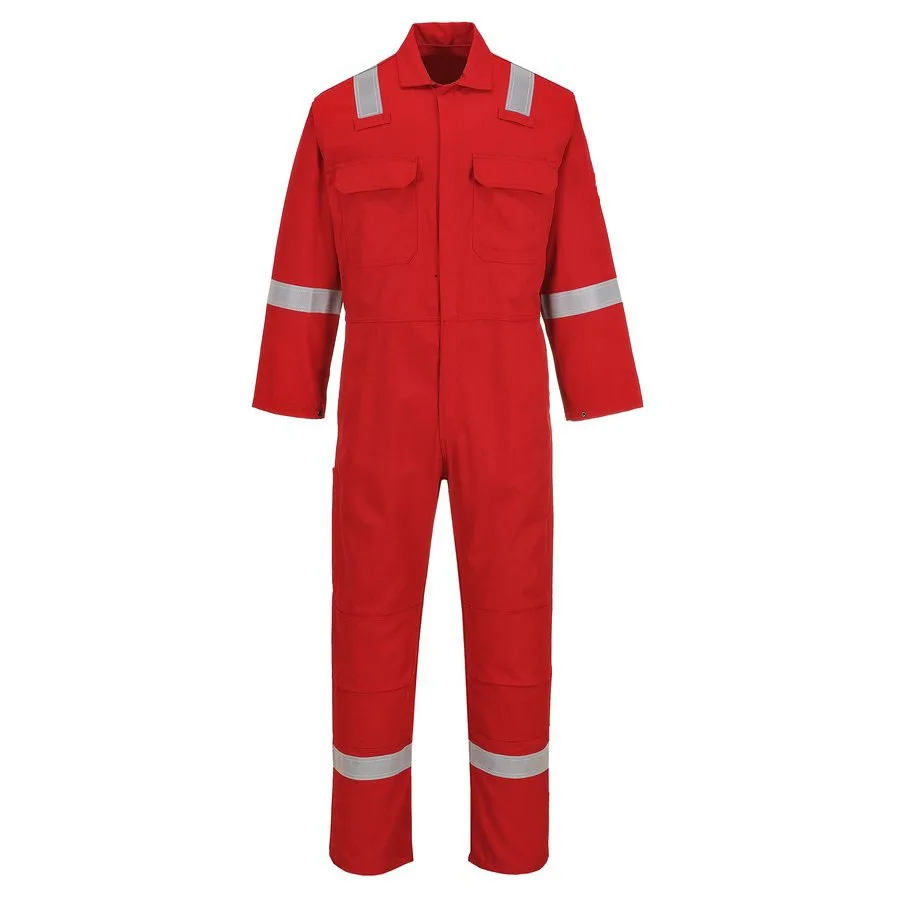 Workers Suit Overall Reflective Stripe Seaman Safety 100 Cotton Coverall